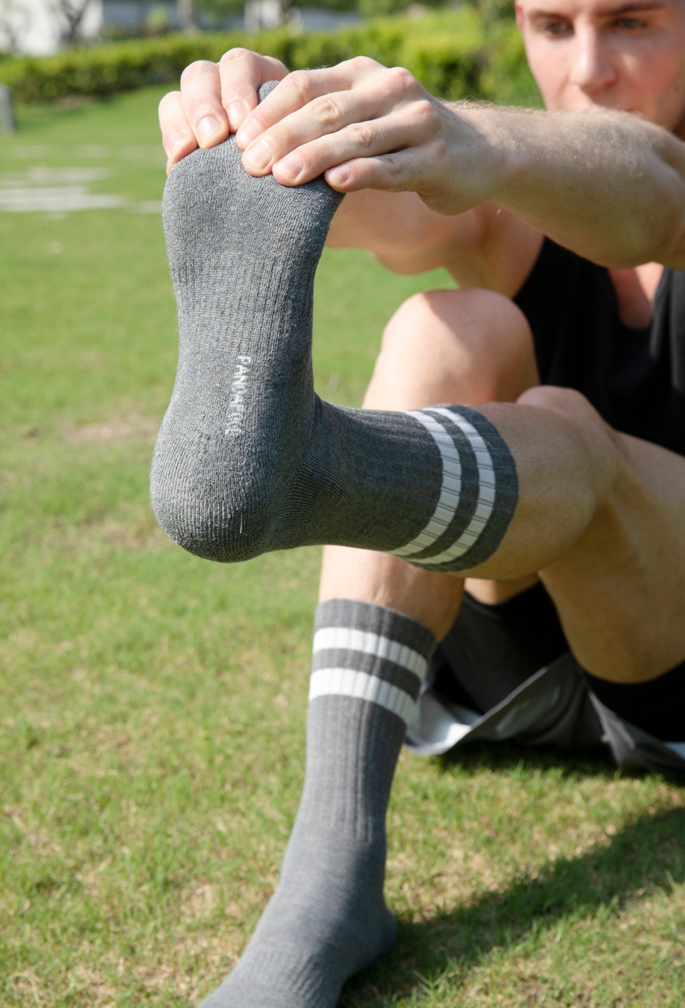 3 Pairs Premium Bamboo Crew Socks - Panda Food Bamboo Socks