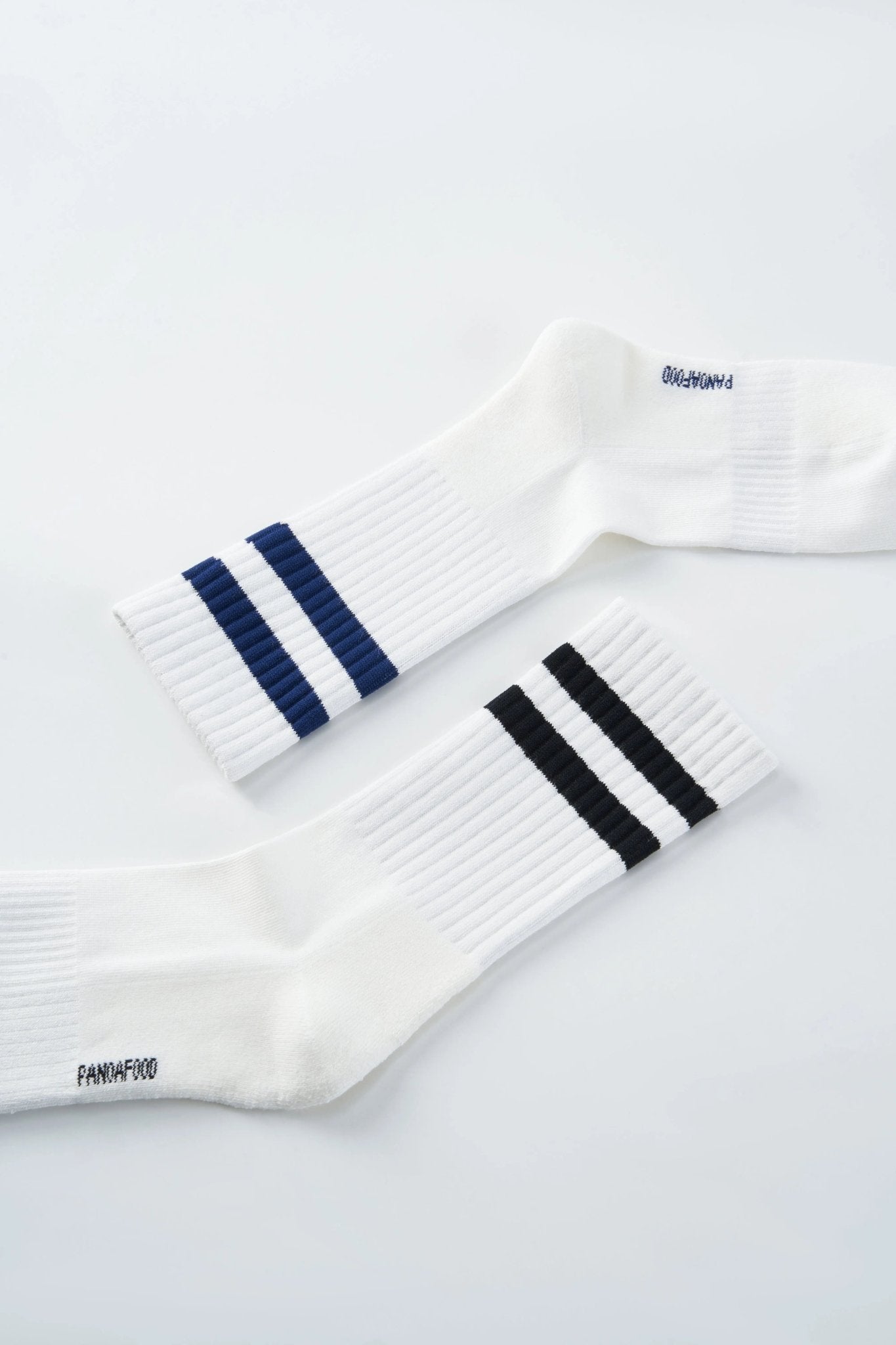 3 Pairs Premium Bamboo Crew Socks - Panda Food Bamboo Socks