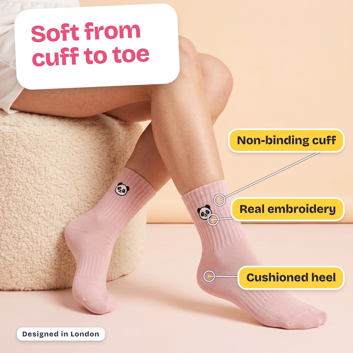 Soft from cuff to toe