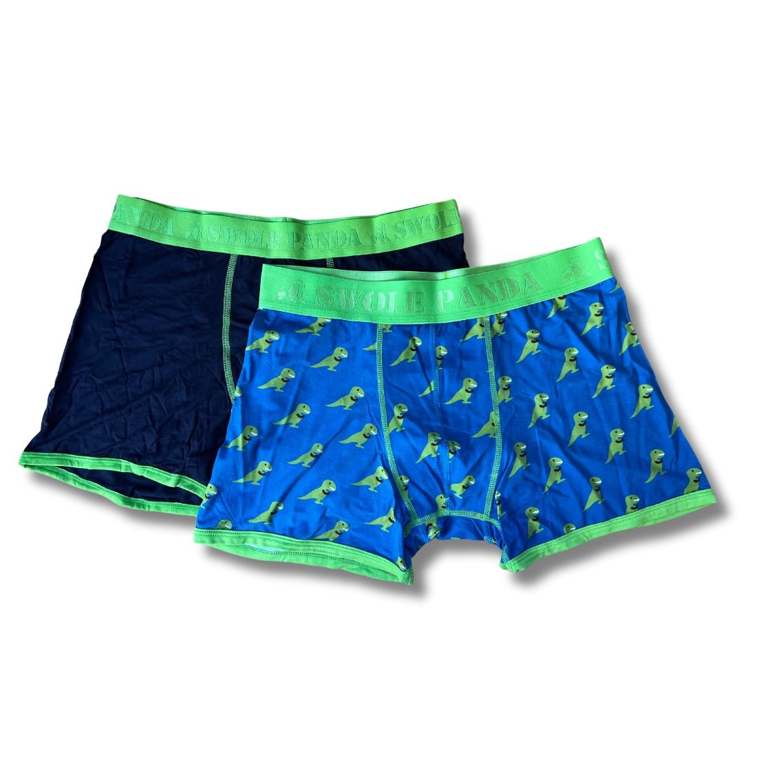 Bamboo Boxers 2 Pack - Navy & T - Rex - Panda Food Bamboo Socks