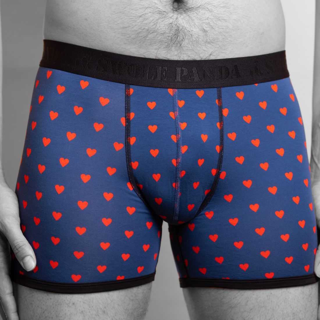 Bamboo Boxers - Hearts - Panda Food Bamboo Socks