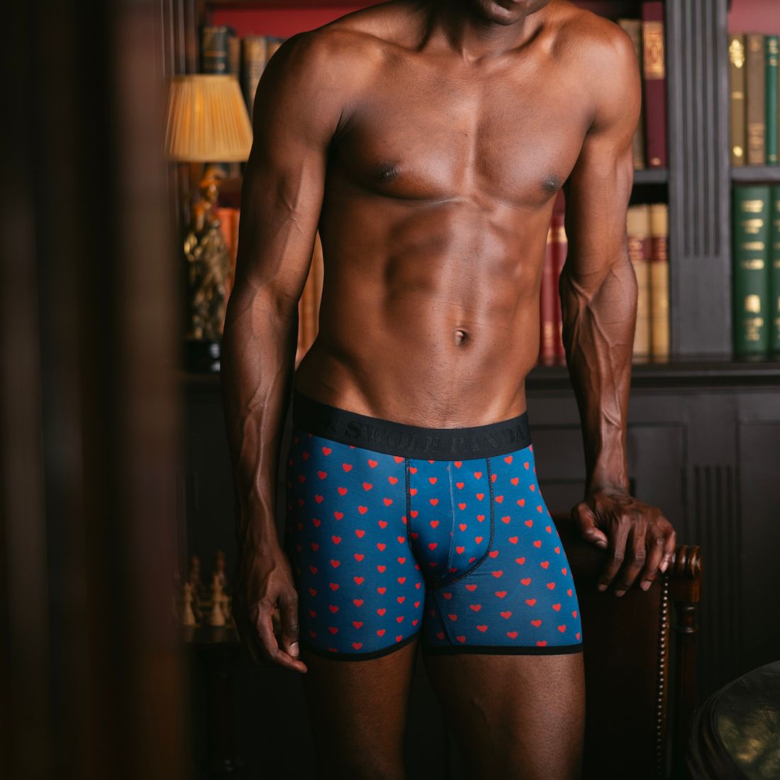 Bamboo Boxers - Hearts - Panda Food Bamboo Socks