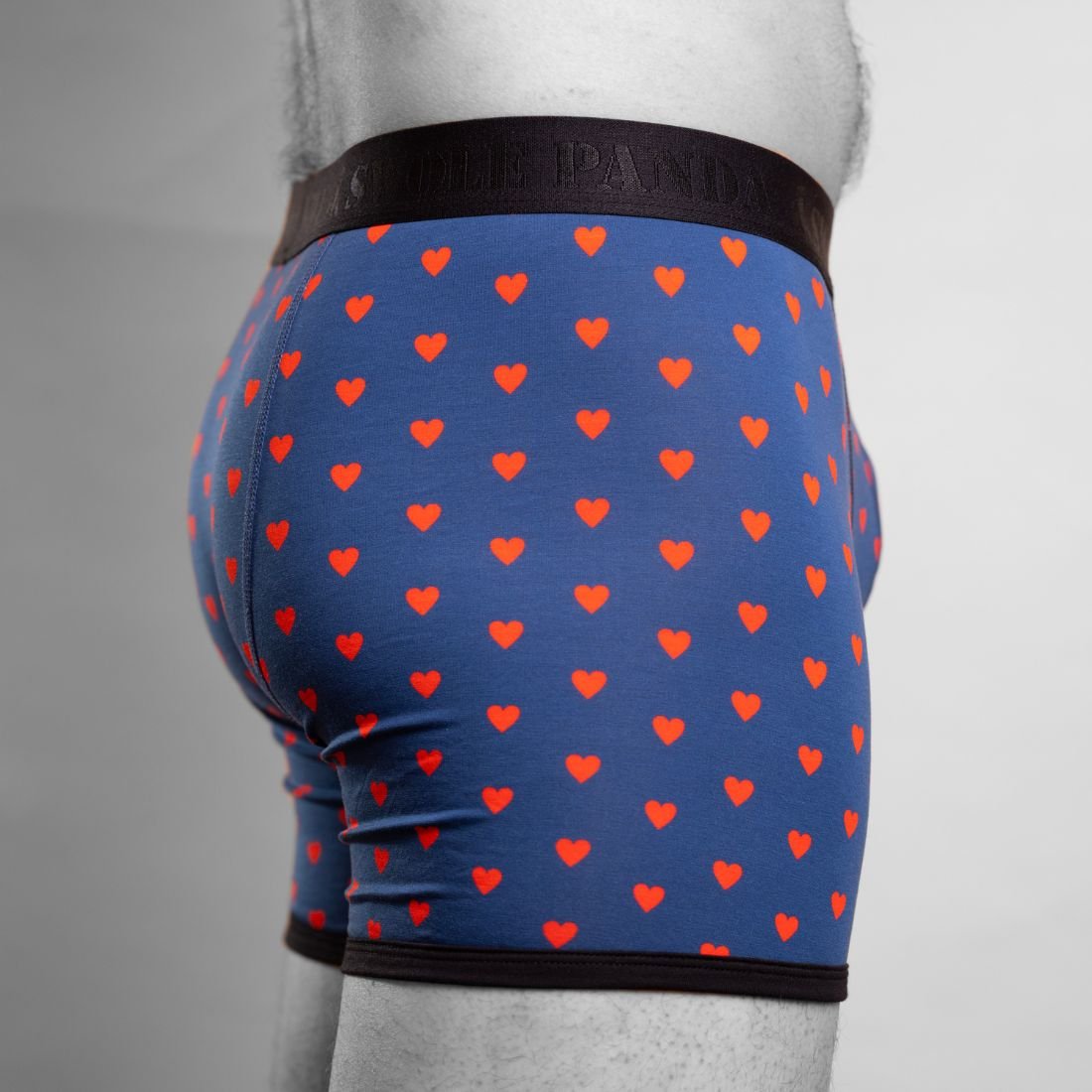 Bamboo Boxers - Hearts - Panda Food Bamboo Socks