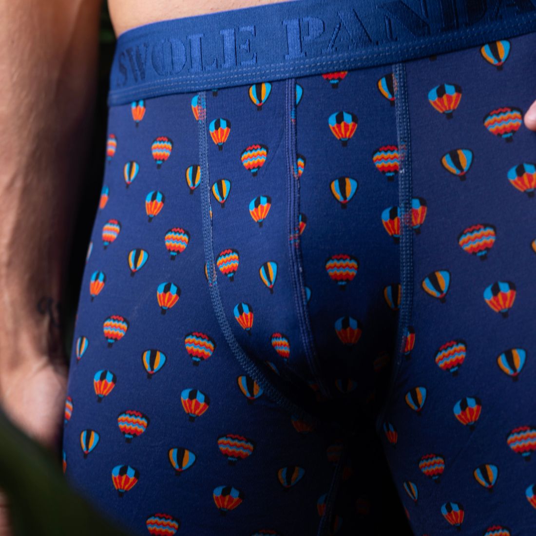 Bamboo Boxers - Hot Air Balloons - Panda Food Bamboo Socks