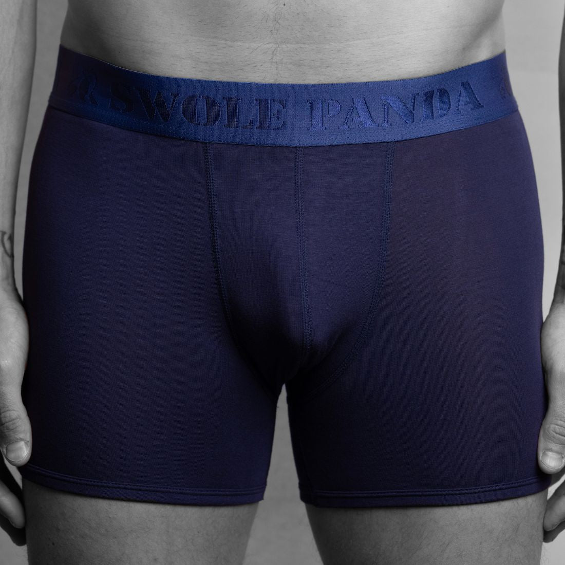 Bamboo Boxers - Navy | Panda Food