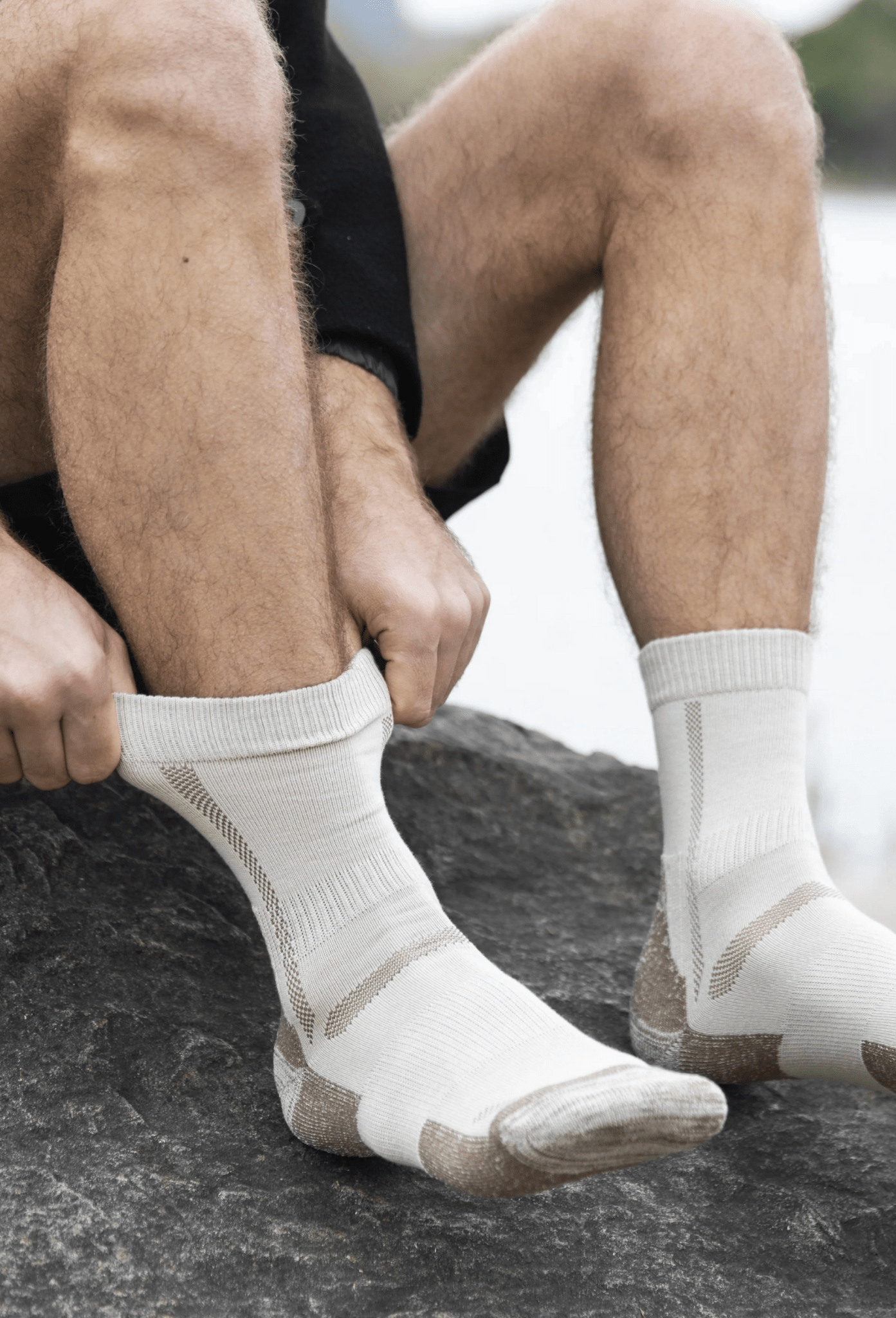 Bamboo Outdoor Walking Hiking Socks - 3 Pairs - Panda Food Bamboo Socks