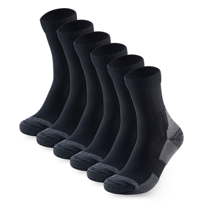 Panda Food bamboo walking socks, 3 pairs, Charcoal