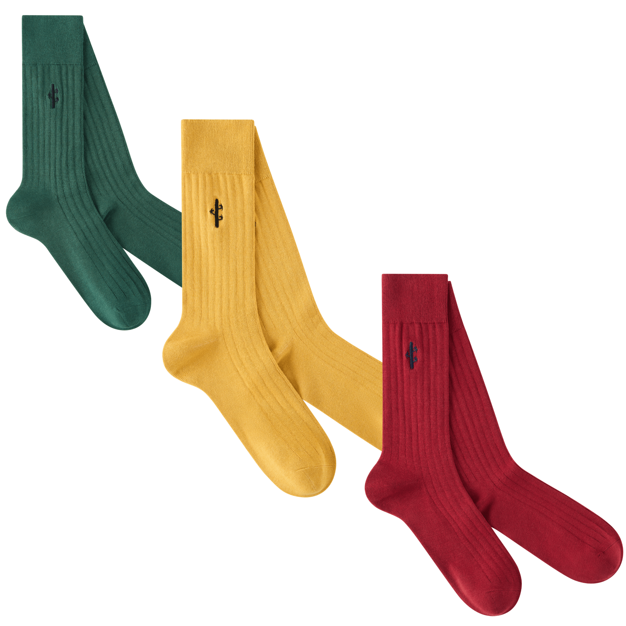 Premium Ribbed Bamboo Dress Socks - Panda Food Bamboo Socks