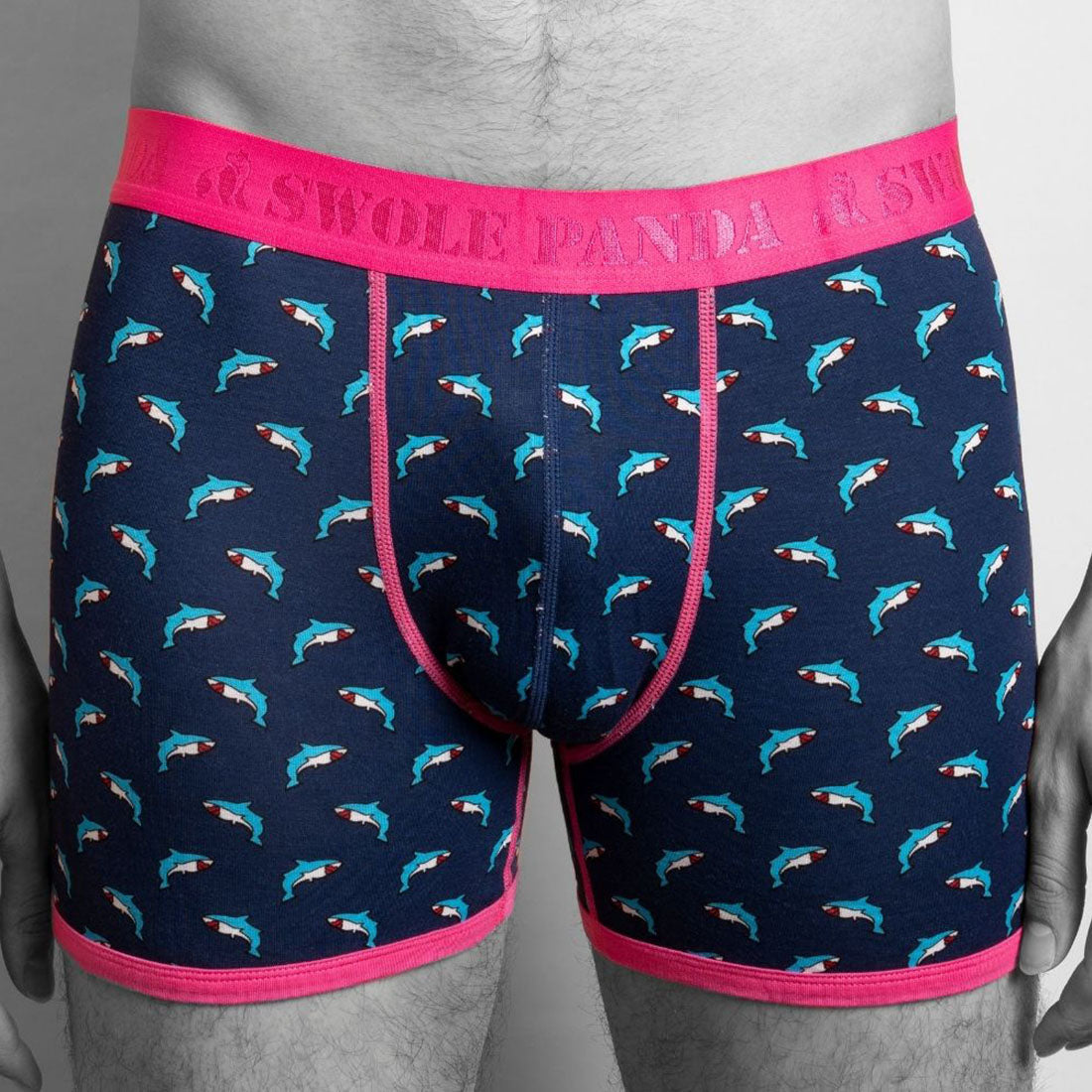 Bamboo Boxers - Sharks Swole Panda