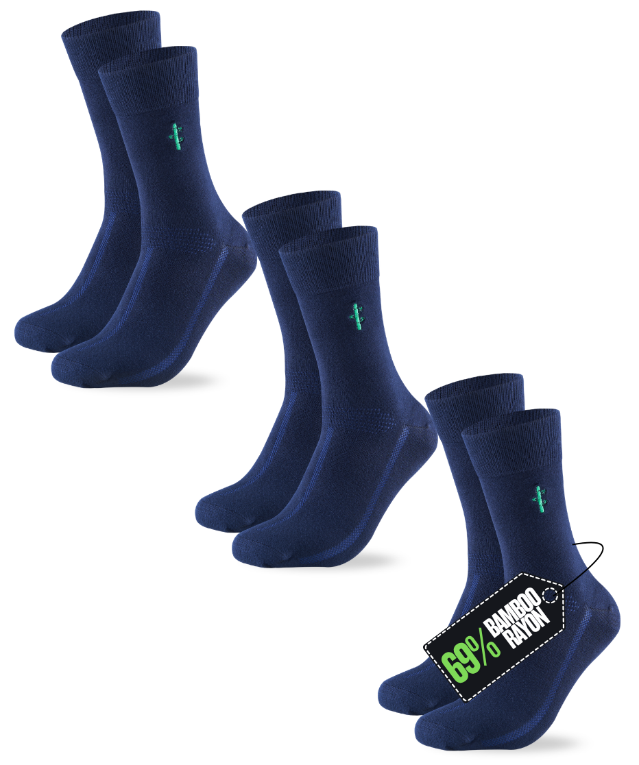 Bamboo Dress Socks Panda Food