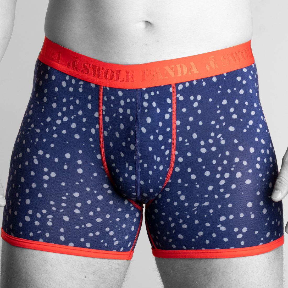 Bamboo Boxers - Grey Spots Swole Panda