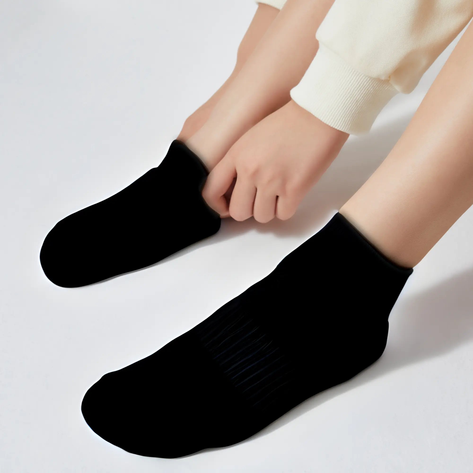 Bamboo Ankle Trainer Socks - 6 Pairs Panda Food