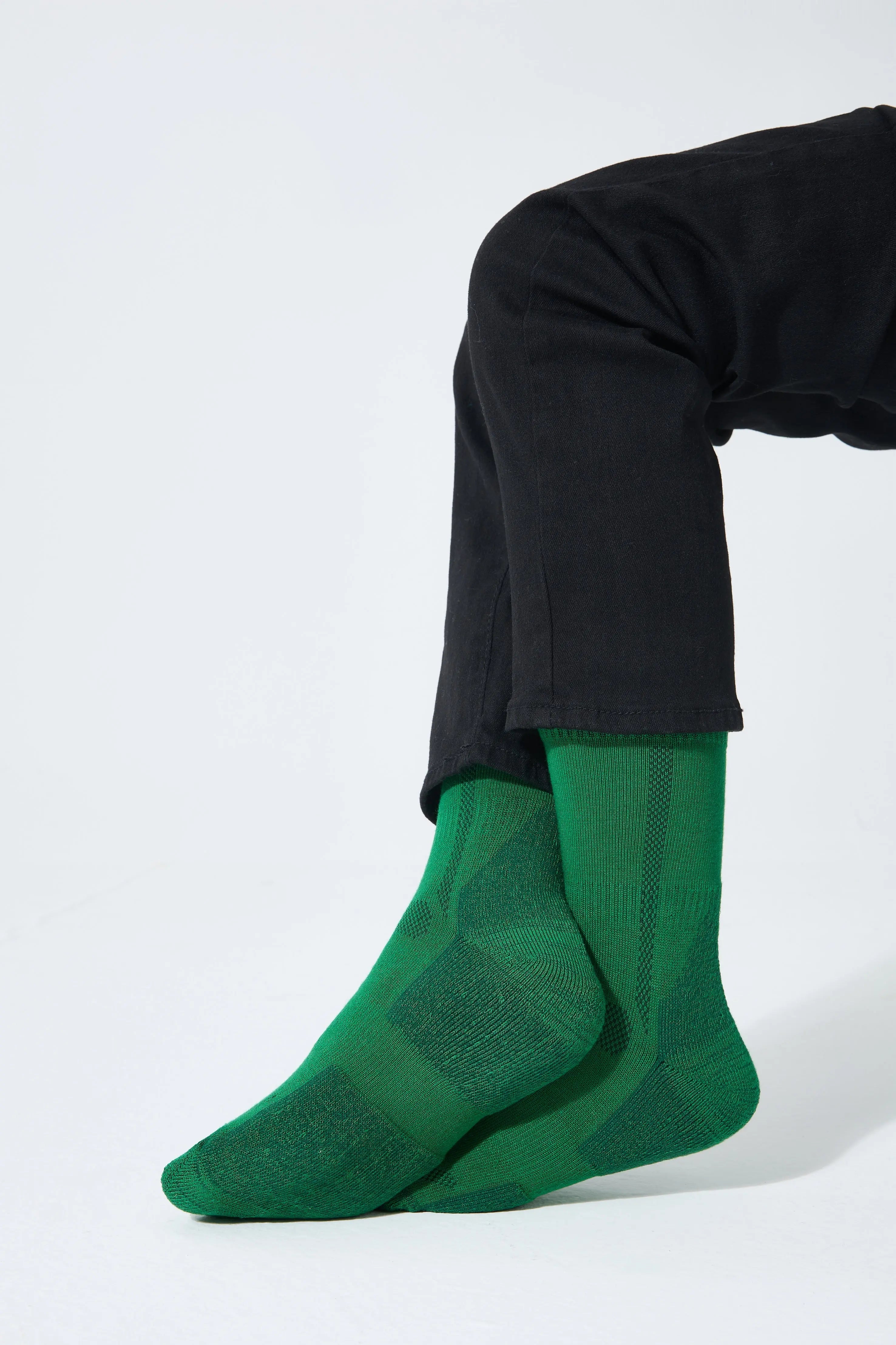 Bamboo Outdoor Walking Hiking Socks - 3 Pairs Panda Food