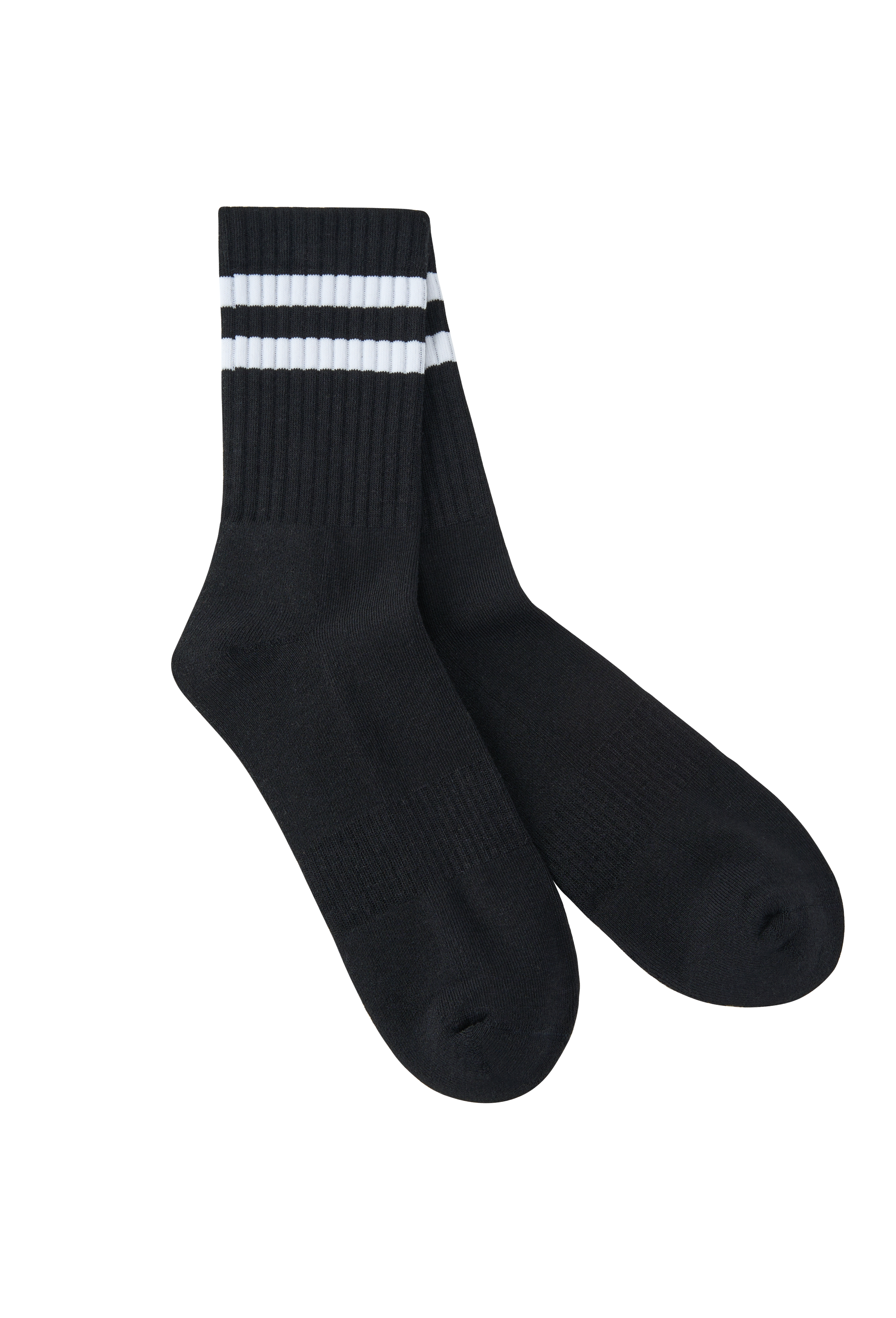 3 Pairs Premium Bamboo Crew Socks Panda Food