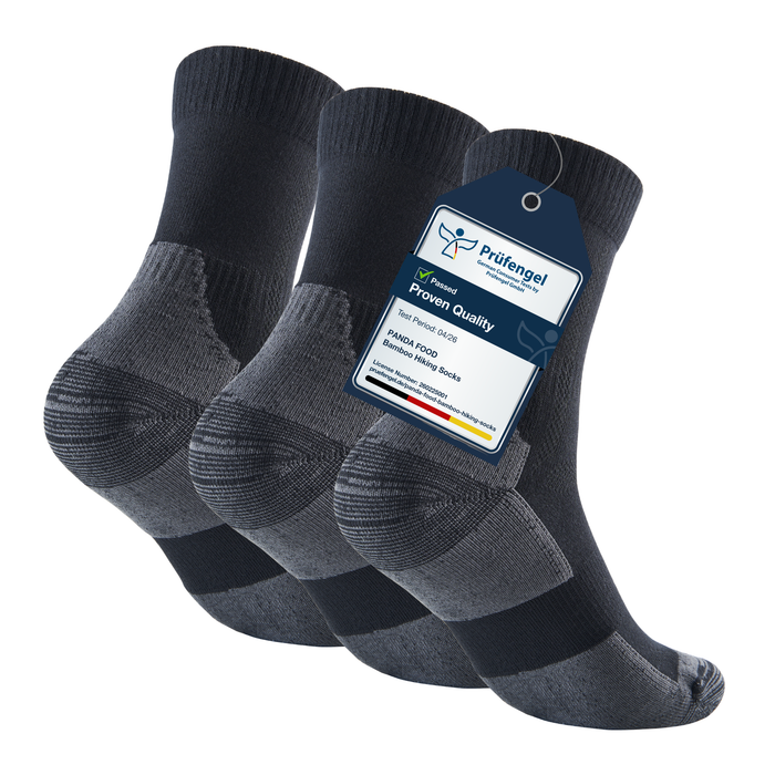 Bamboo Hiking Socks Panda Food