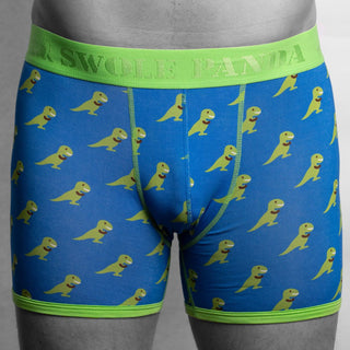 Bamboo Boxers 2 Pack - Navy & T - Rex - Panda Food Bamboo Socks