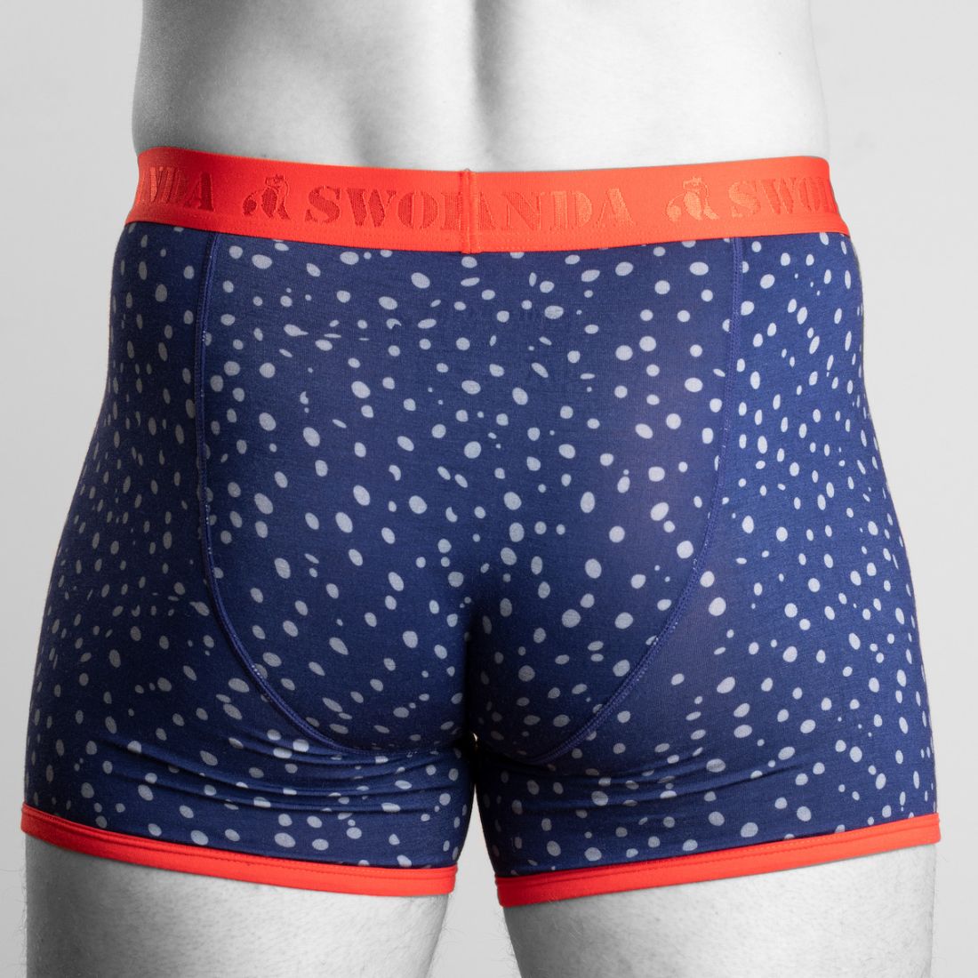 Bamboo Boxers - Grey Spots - Panda Food Bamboo Socks