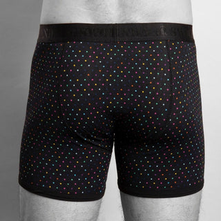 Bamboo Boxers - Multi-Coloured Dots - Panda Food Bamboo Socks