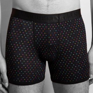 Bamboo Boxers - Multi-Coloured Dots - Panda Food Bamboo Socks