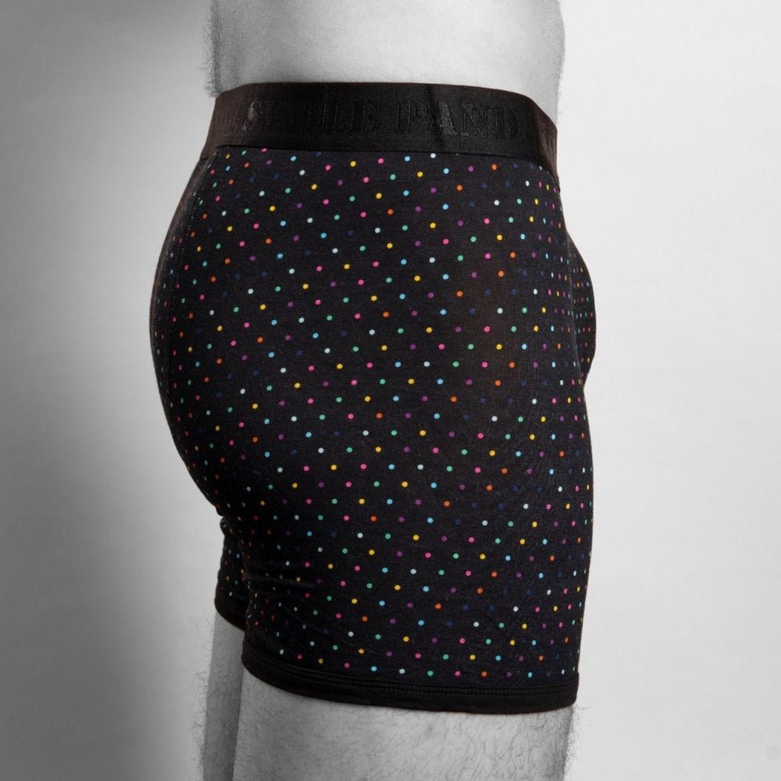 Bamboo Boxers - Multi-Coloured Dots - Panda Food Bamboo Socks