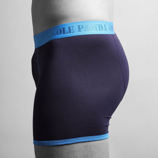 Bamboo Boxers - Navy / Blue Band | Panda Food