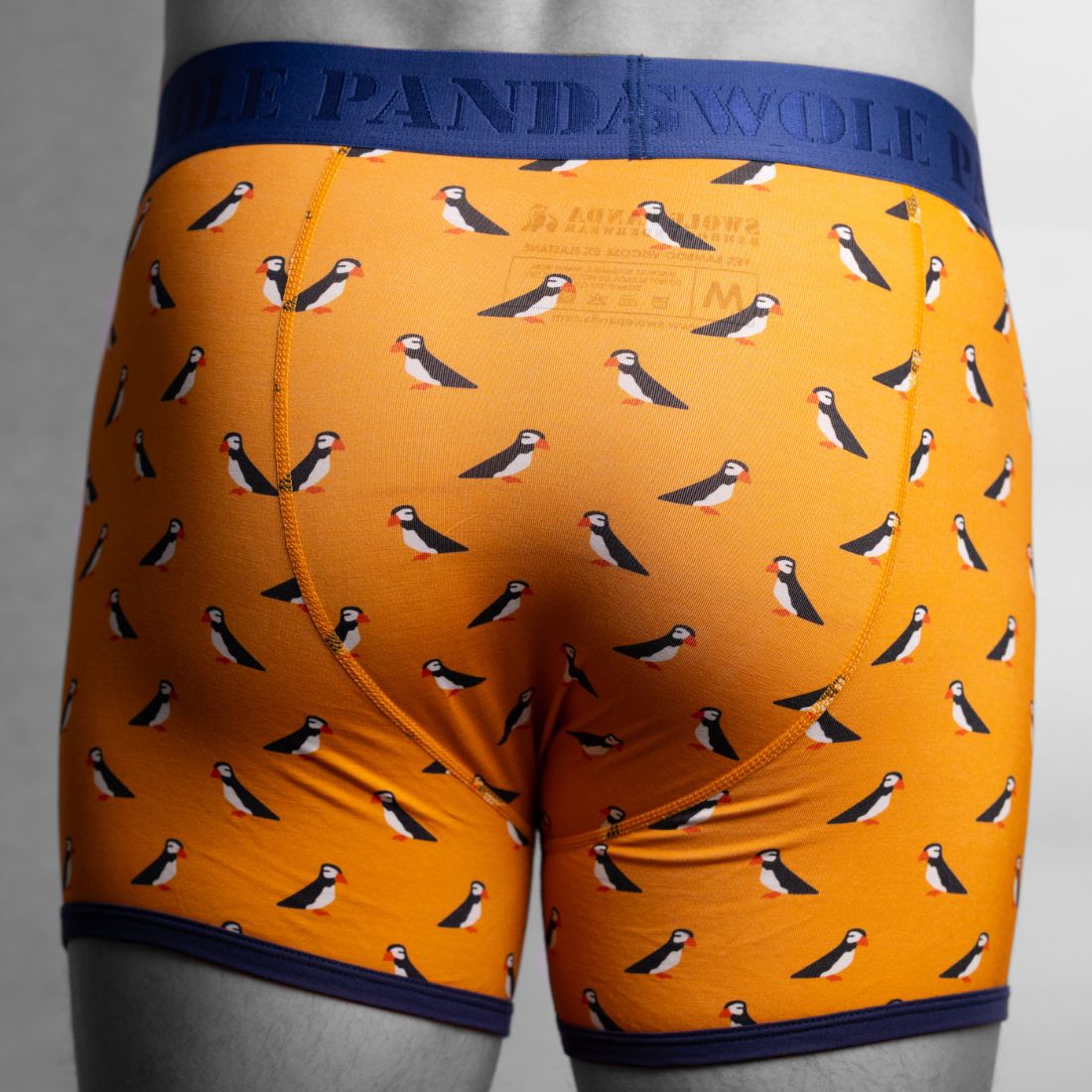 Bamboo Boxers - Puffins - Panda Food Bamboo Socks