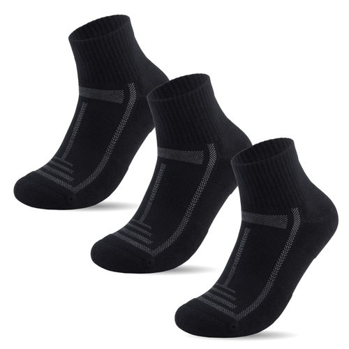 Bamboo Cushioned Quarter Socks
