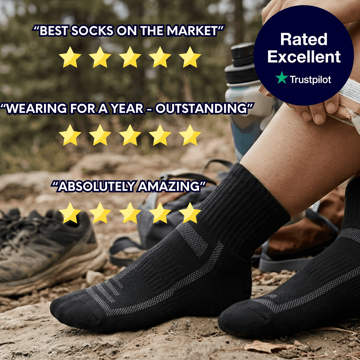 Bamboo Cushioned Quarter Socks - Panda Food Bamboo Socks