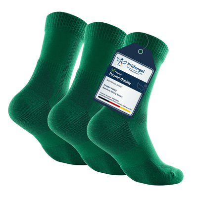 Bamboo Walking and Hiking Socks, 3 pairs · UK 7-12 | USA 8-13 · Forest