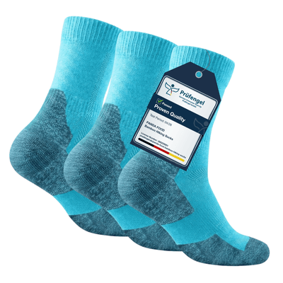 Bamboo Walking and Hiking Socks, 3 pairs · UK 4-8 | USA 6-10 · River
