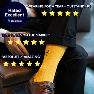 Bamboo Ribbed Dress Socks - Panda Food Bamboo Socks