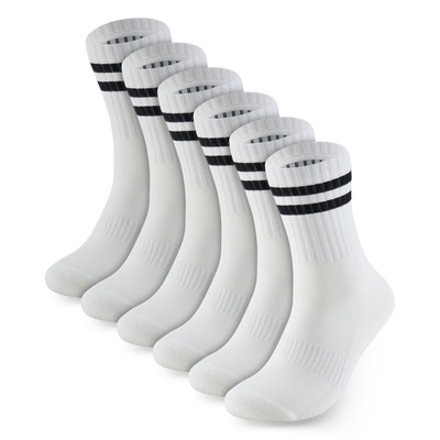 Panda Food bamboo crew socks, 3 pairs, Ivory