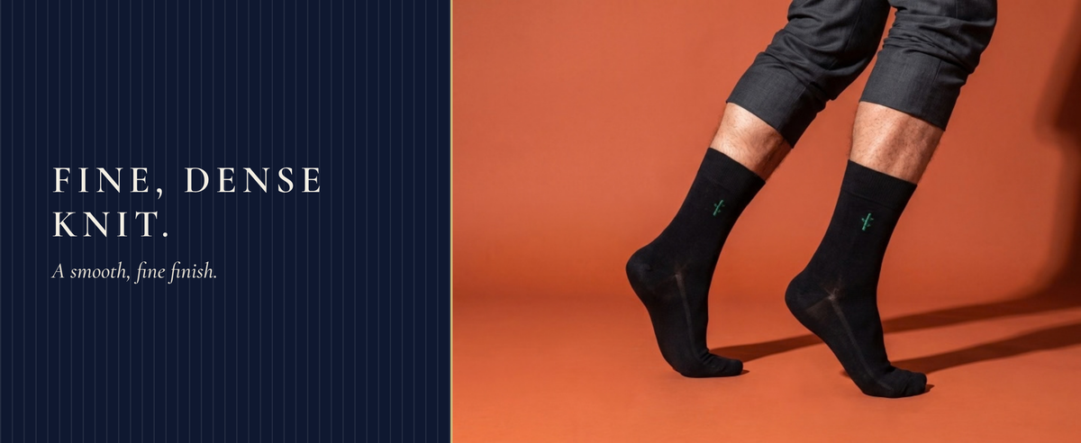 Fine, dense knit. A smooth, fine finish.