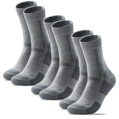 Bamboo Walking and Hiking Socks, 3 pairs · UK 4-8 | USA 6-10 · Slate