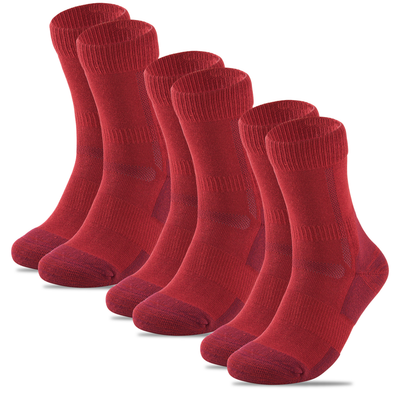 Bamboo Walking and Hiking Socks, 3 pairs · UK 4-8 | USA 6-10 · Ember