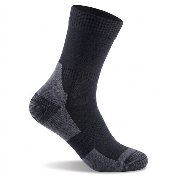 Bamboo Walking and Hiking Socks, Charcoal